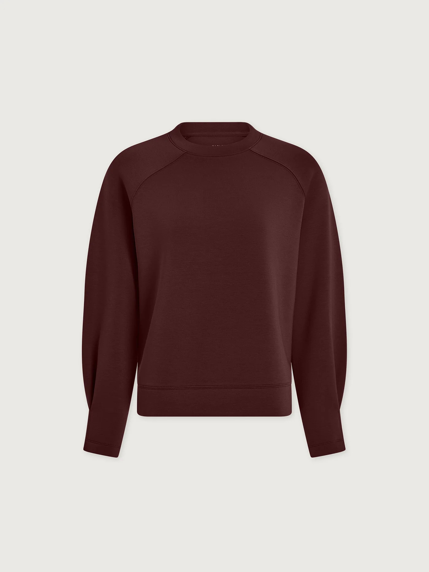 Zosia Crew Neck Active Sweatshirt | Varley US, Coffee Quartz / XXS | Varley US