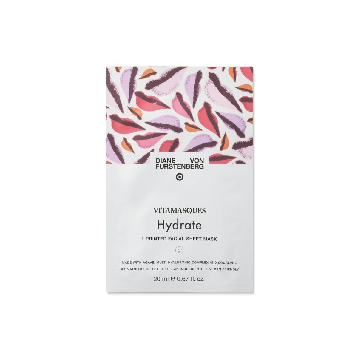 DVF for Target x Vitamasques Signature Lip Sheet Mask - Hydrate - 0.67 fl oz | Target