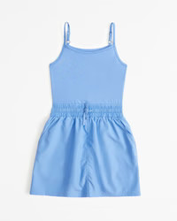 girls ypb mixed fabric dress | girls | Abercrombie.com | Abercrombie & Fitch (US)