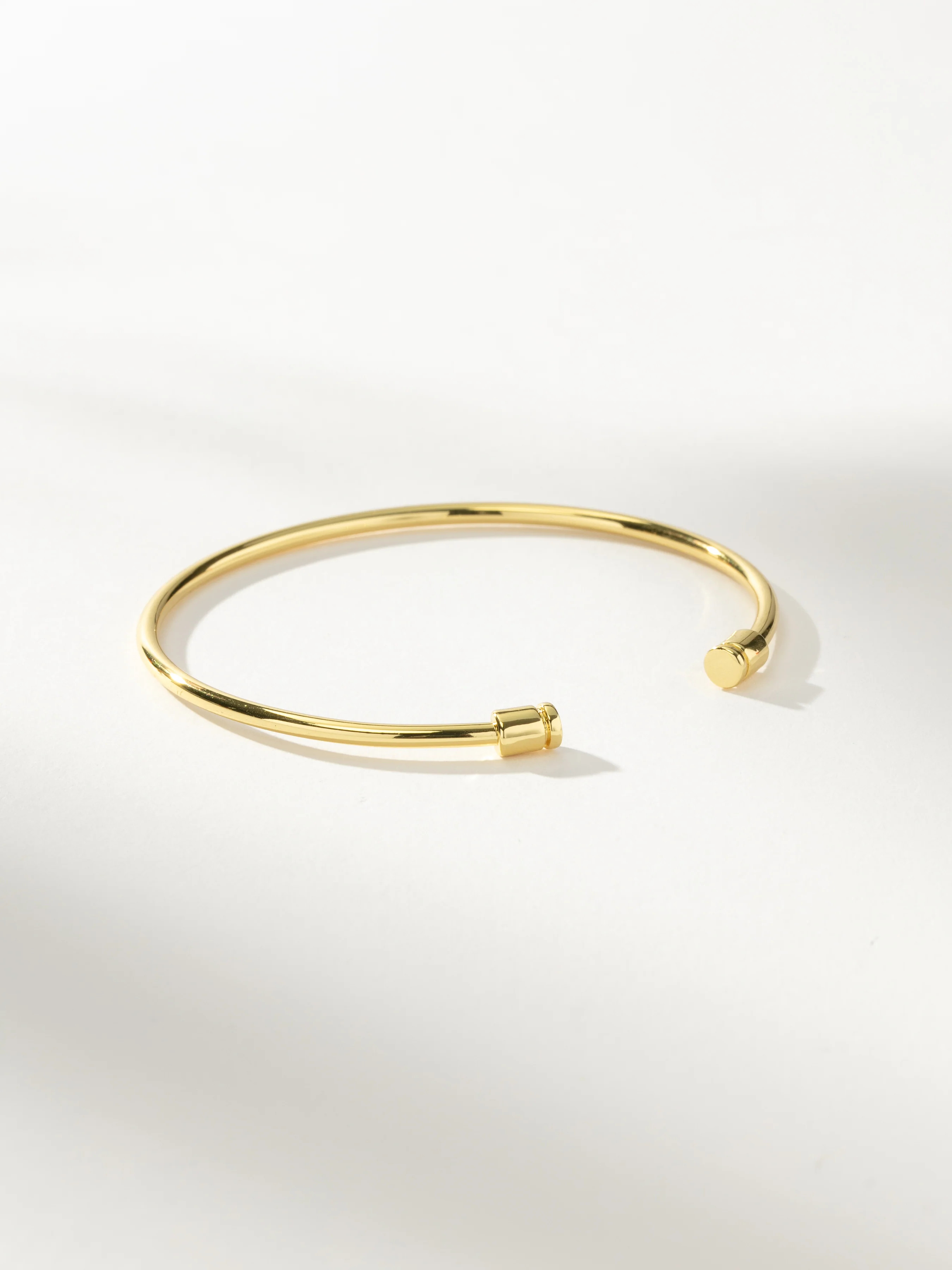 Off the Cuff Open Bangle Bracelet in Gold | Uncommon James | Uncommon James