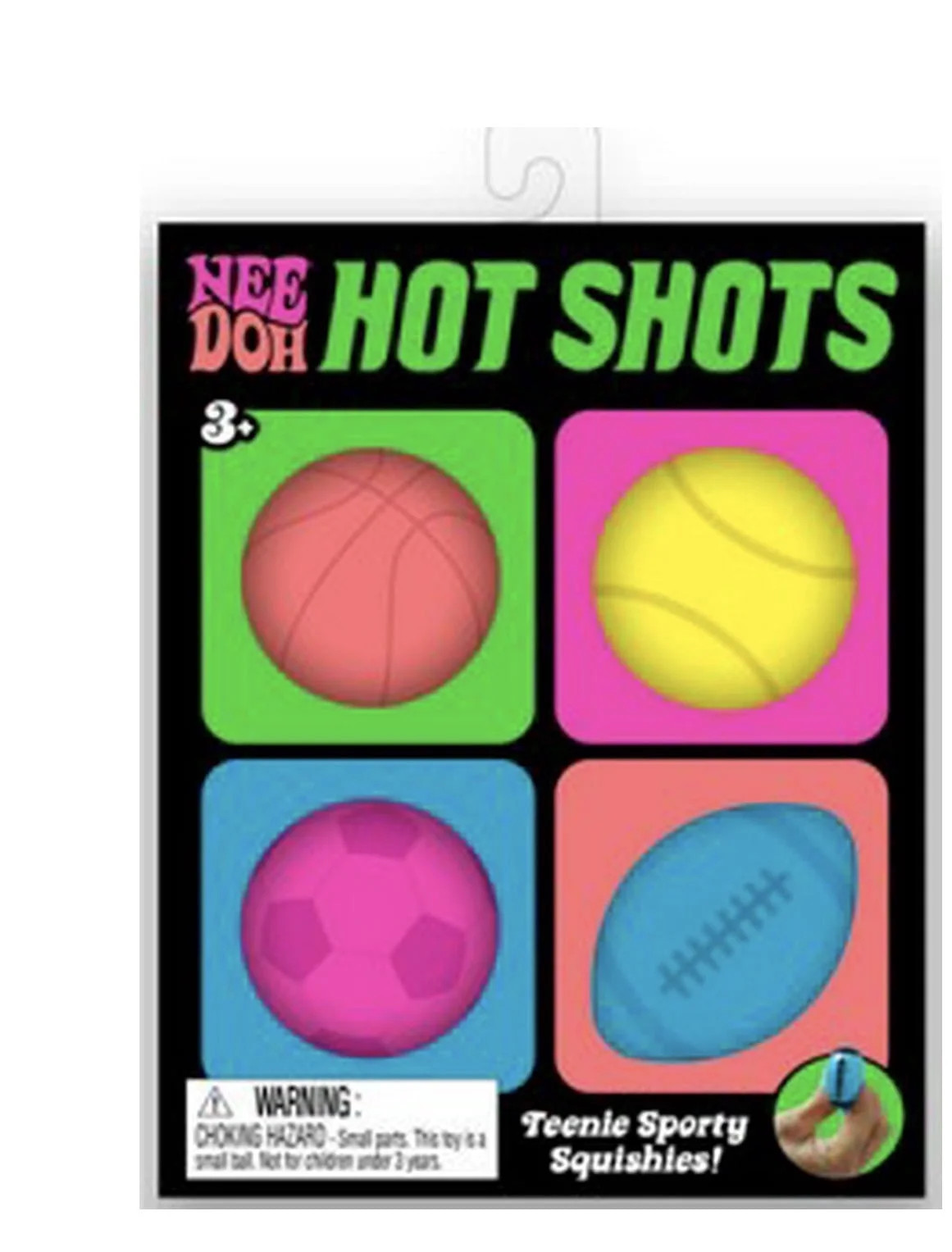 Teenie NeeDoh Hot Shots Sports Balls | Walmart (US)