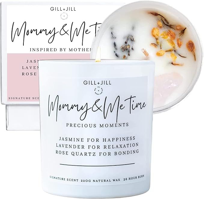 Mommy and Me Time Aromatherapy Candle, New Mom Gifts for Expecting Mothers, ​Paraffin-Free 100%... | Amazon (US)