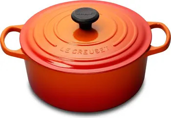 Signature 5 1/2 Quart Round Enamel Cast Iron French/Dutch Oven | Nordstrom