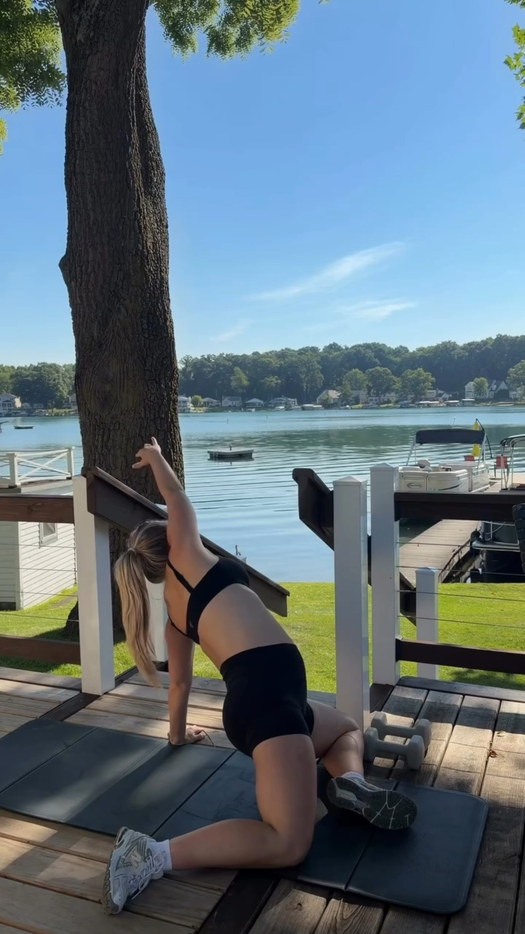 My workout outfit from this morning! ☀️

#LTKActive #LTKfitnessgoals #LTKBump