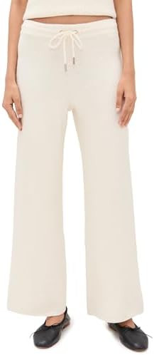 Splendid Women's x Cella Jane Boucle Sweater Pants, Snow, Off White, M | Amazon (US)