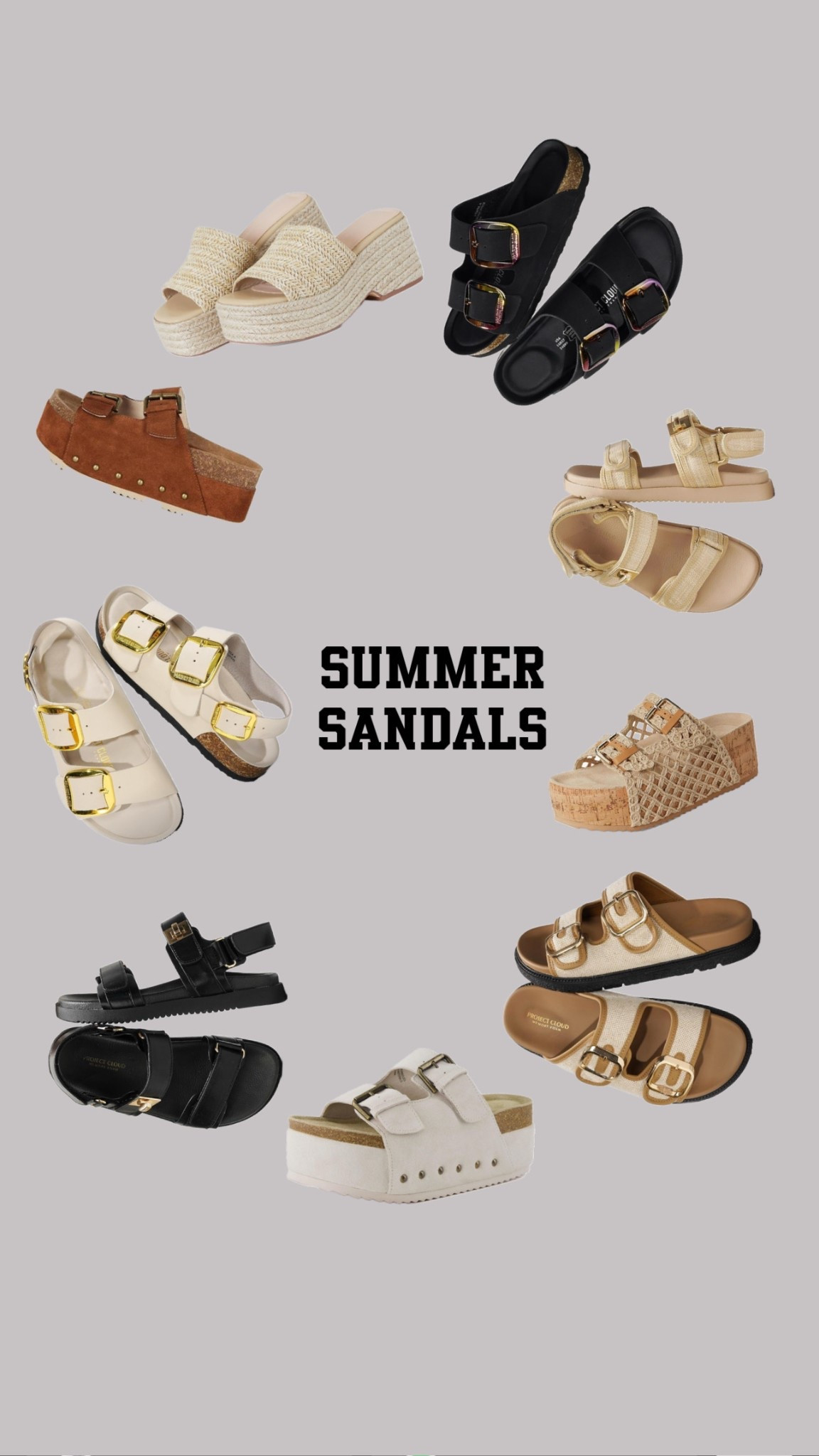 Neutral Summer Sandal Styles I love 

#LTKStyleTip #LTKFindsUnder50 #LTKSummerEdit