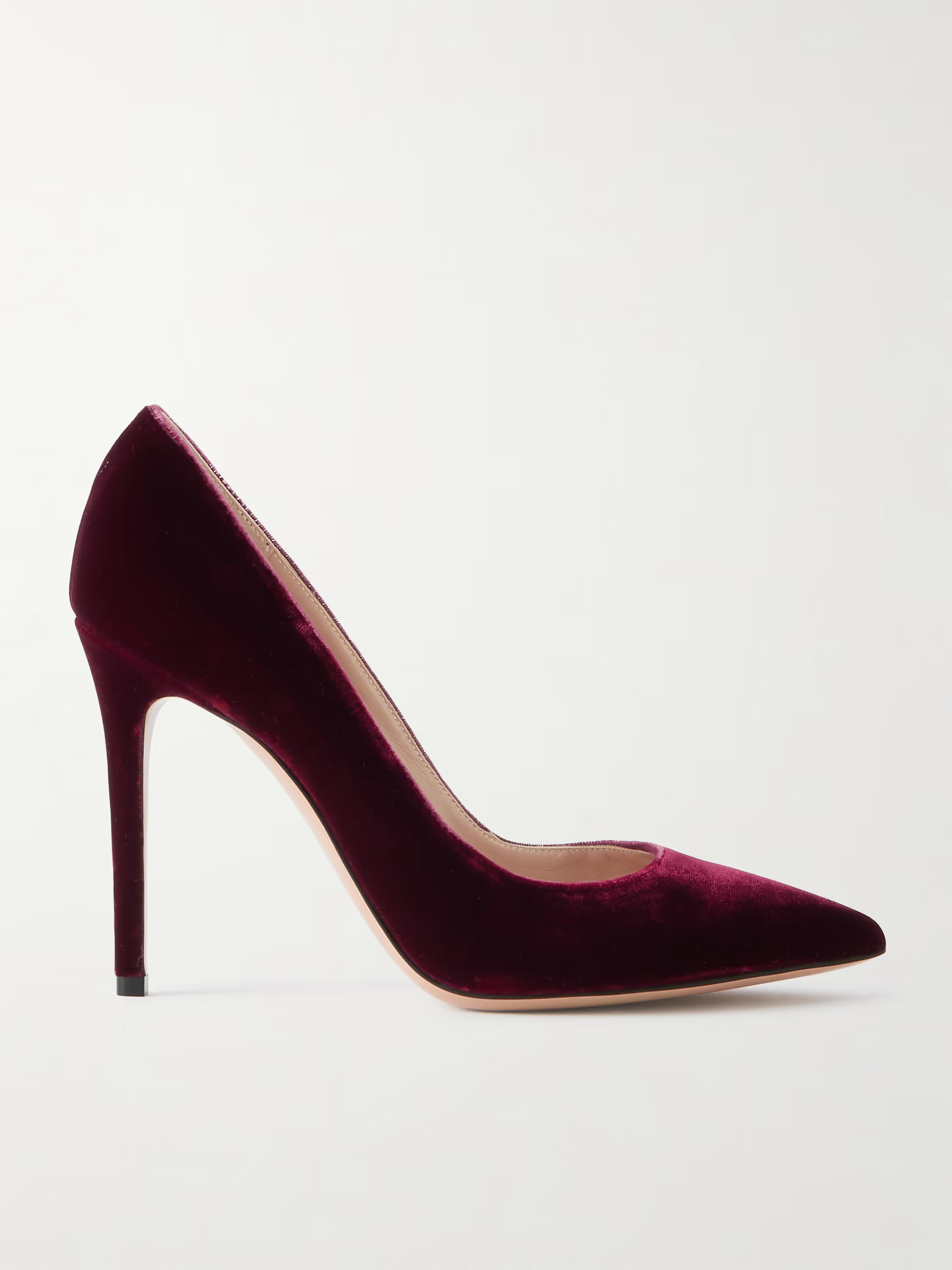 Gianvito 105 velvet pumps | NET-A-PORTER (UK & EU)
