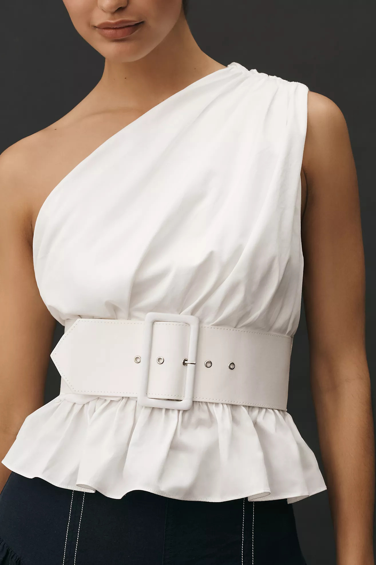 For Love & Lemons Quinne Belted Top | Anthropologie (US)