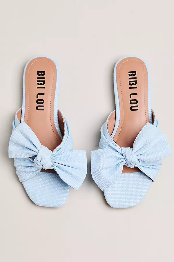 Karsie Square-Toe Slide Sandals | Anthropologie (US)