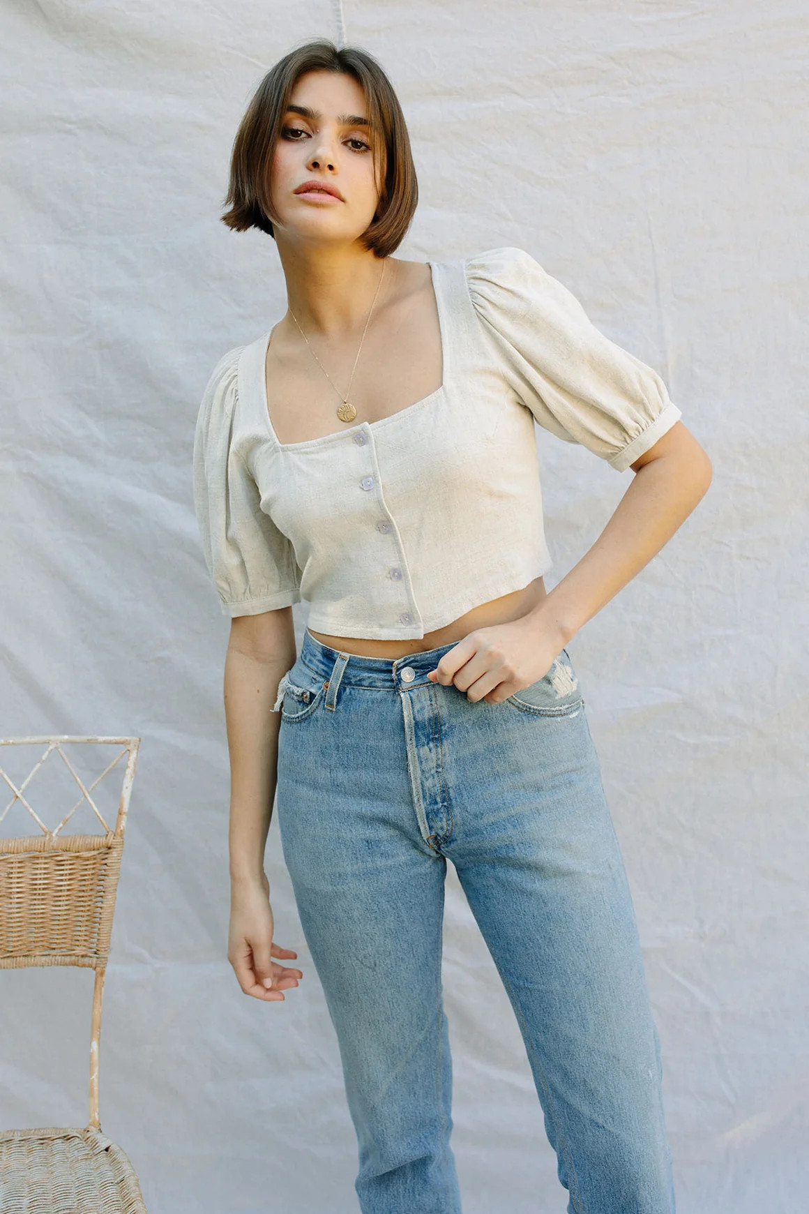 Linen Kimmie Top | Rachel Pally