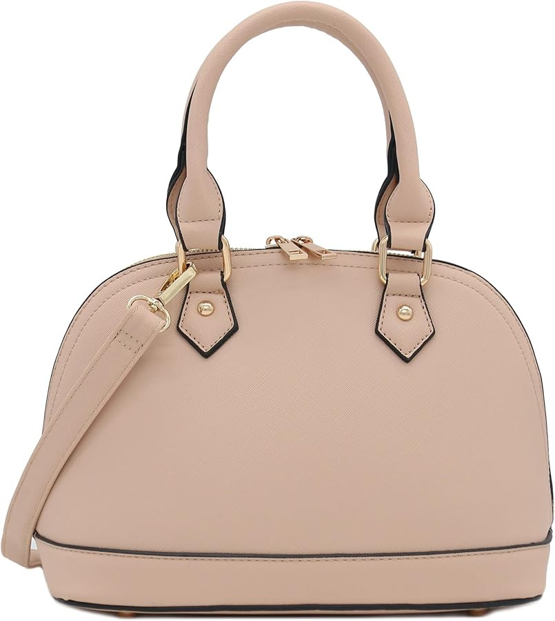 Zip-Around Saffiano Classic Dome Satchel | Amazon (US)