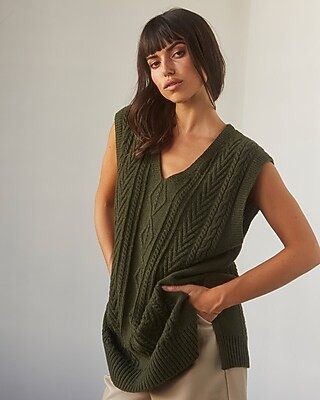 CRESCENT Dana Sweater Vest | Express