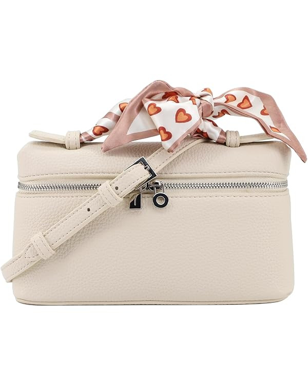 Crossbody Bag for Women Top-Handle Pouch Bag Designer Shoulder Leather Handbag Trendy Purse | Amazon (US)