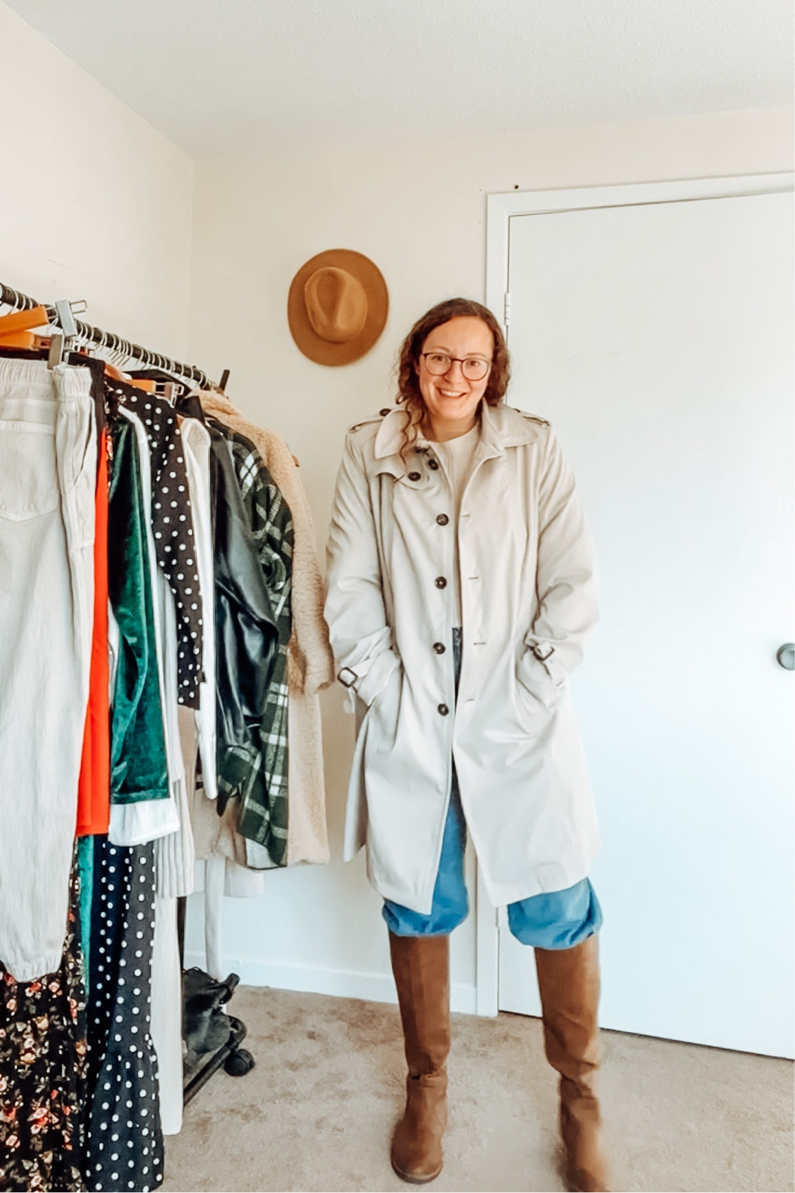 Winter outfit inspo for capsule - keep those old boots because they may still work! Jacket is thrifted, Jeans are Old Navy and it’s that cropped sweater making an appearance again! These boots are from Blackwell! 

#LTKFind #LTKcurves #LTKstyletip