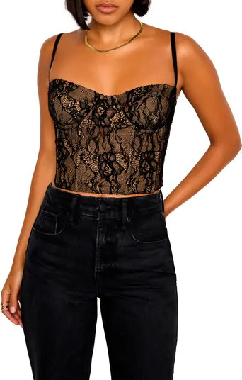 Lace Underwire Bustier Top | Nordstrom