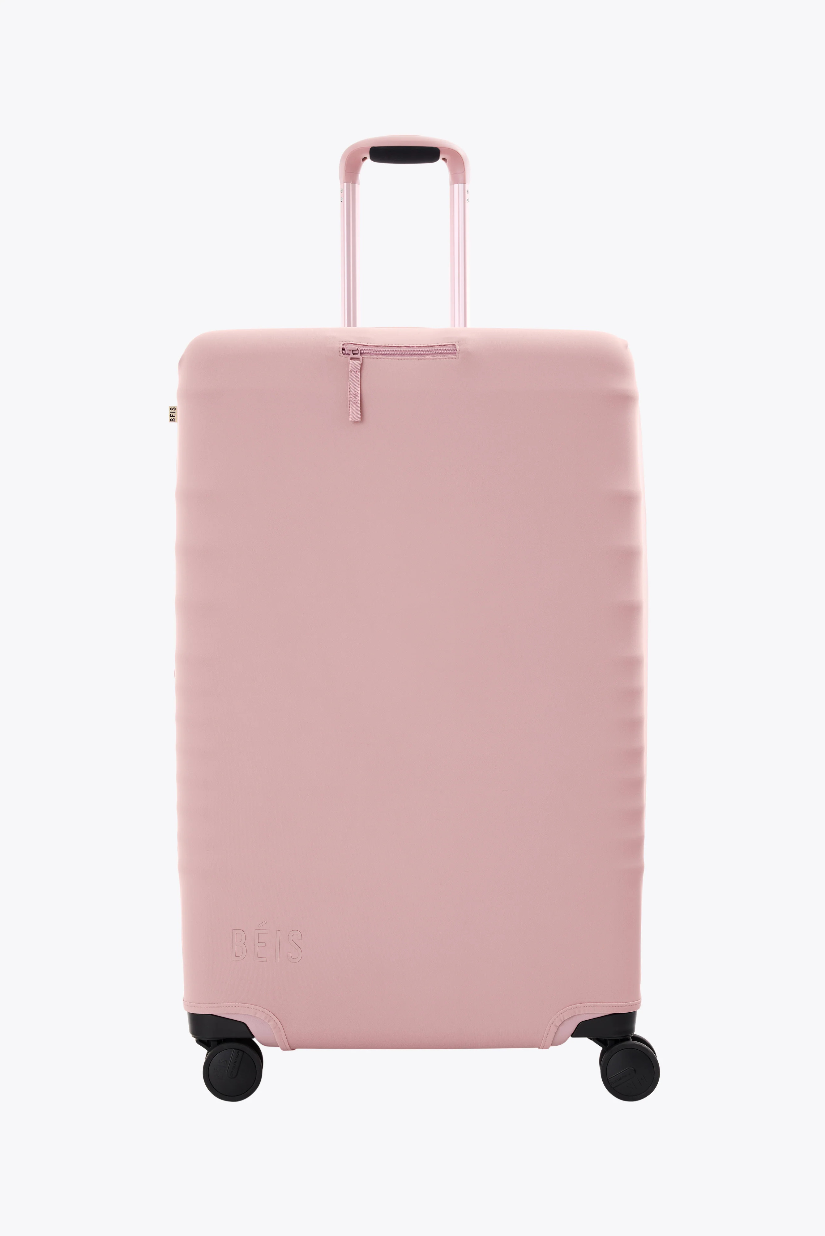 BÉIS 'The Large Check-In Luggage Cover' in Atlas Pink - Pink 29" Large Check-In Luggage Cover Pr... | BEIS