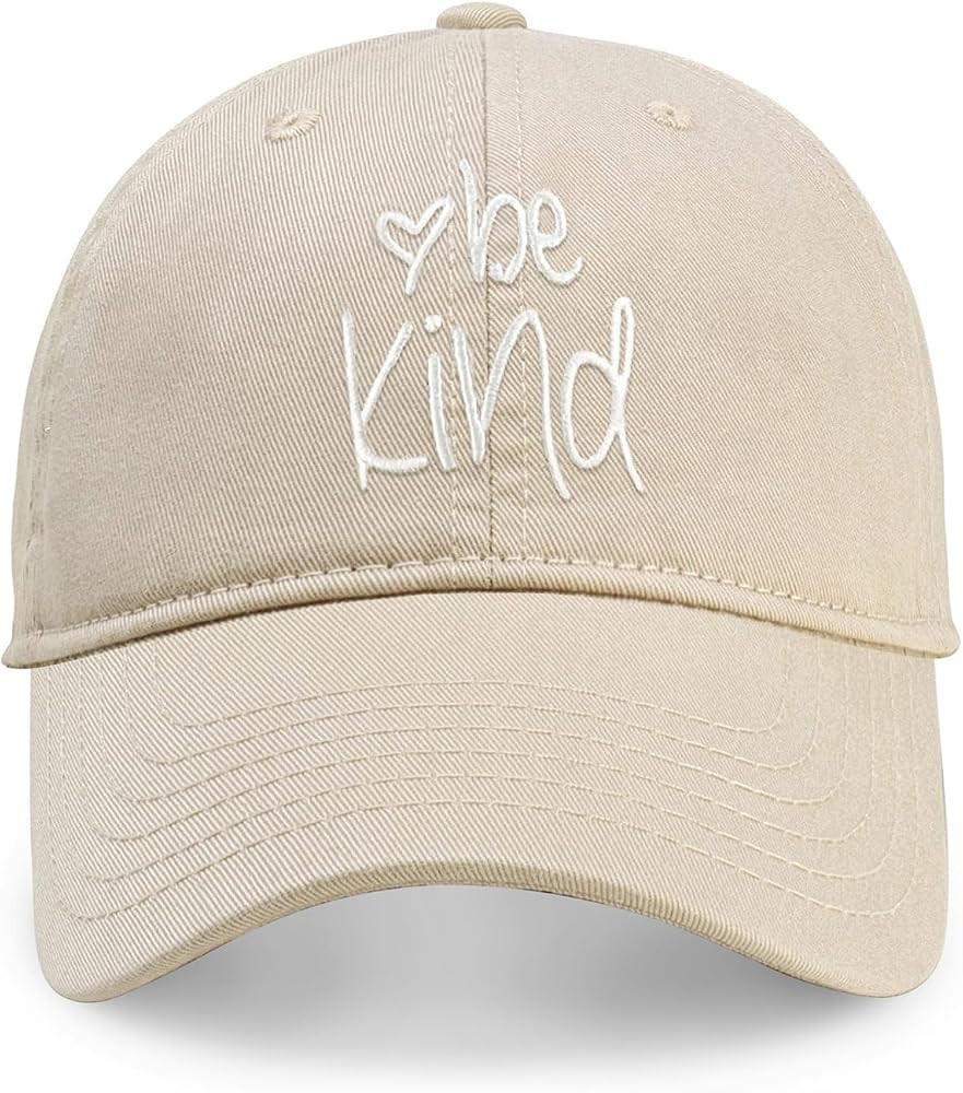 CHOK.LIDS Be Kind Trendy Womens Baseball Cap Unisex Fashion Cotton Polo Style Fun Inspirational S... | Amazon (US)