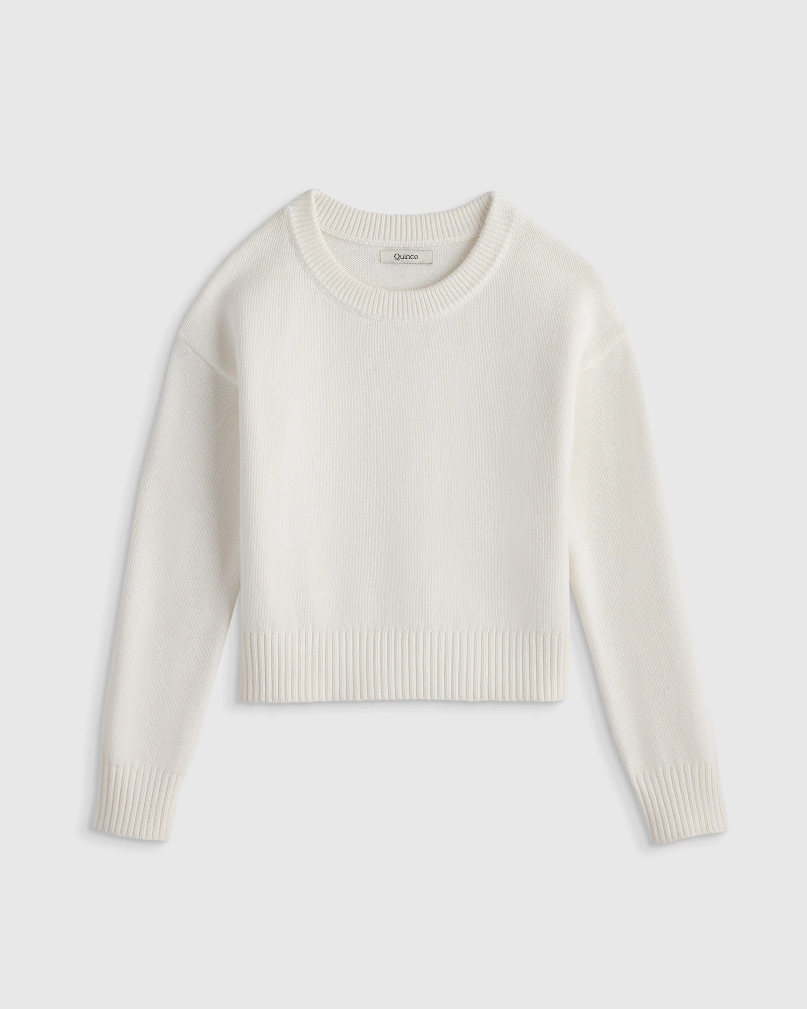 Quince | Crewneck Sweater in Lilac, Size 7, Organic Cotton | Quince