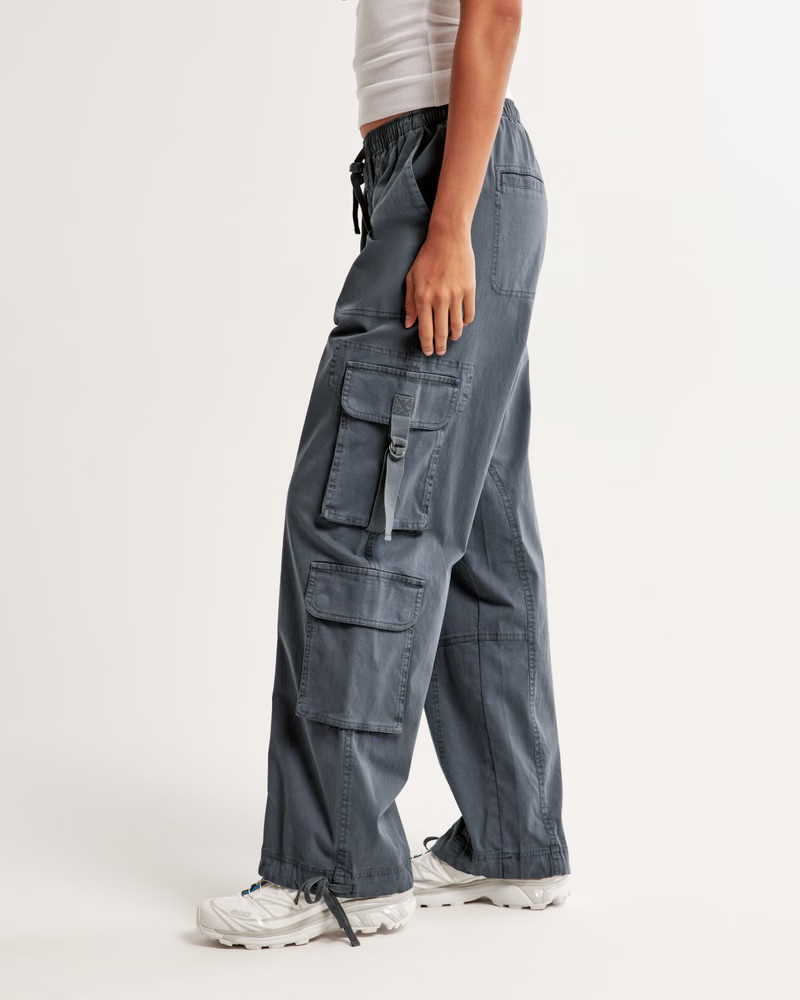 Women's High Rise Baggy Cargo Pant | Women's Bottoms | Abercrombie.com | Abercrombie & Fitch (US)