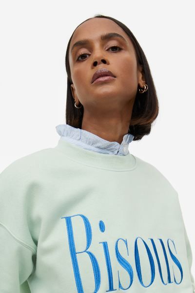 Printed Sweatshirt | H&M (US + CA)