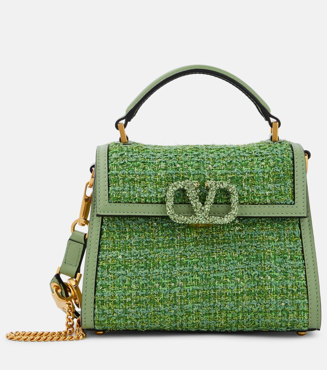 VSling Mini tweed crossbody bag | Mytheresa (US/CA)