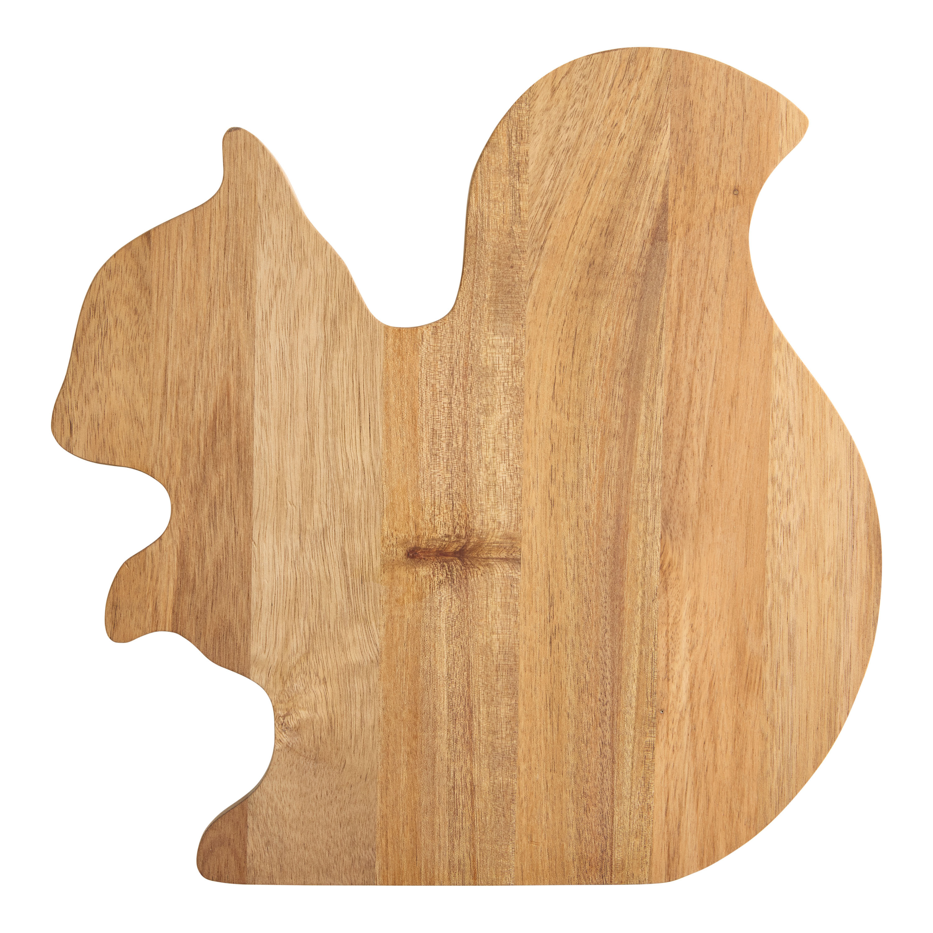 Natural Acacia Wood Squirrel Shaped Serving Board | World Market