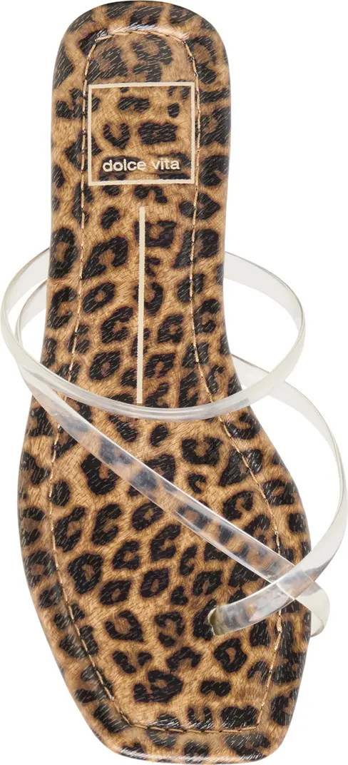 Dolce Vita Leanna Slide Sandal in Light Natural Raffia at Nordstrom, Size 6 | Nordstrom