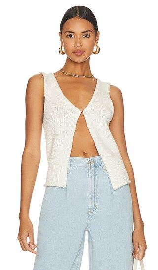 Renegade Vest Top in Ivory | Revolve Clothing (Global)