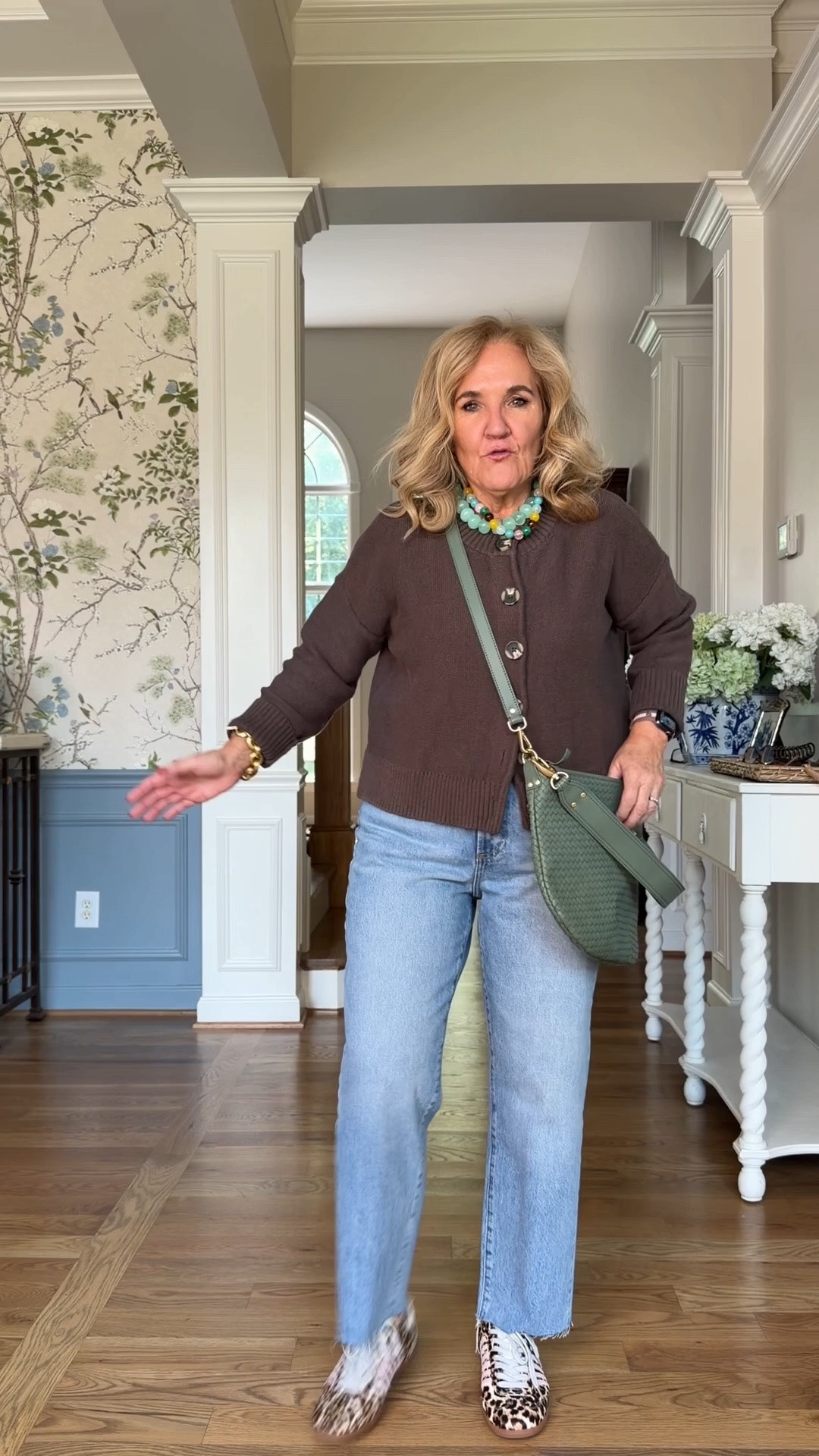 @quince jeans, bags and tops mostly 
All denim wearing size 29
Tops and sweaters and jacket size medium 

Some of the accessories I’ll have to link in separate posts

#LTKootd #LTKOver40 #LTKMidsize
