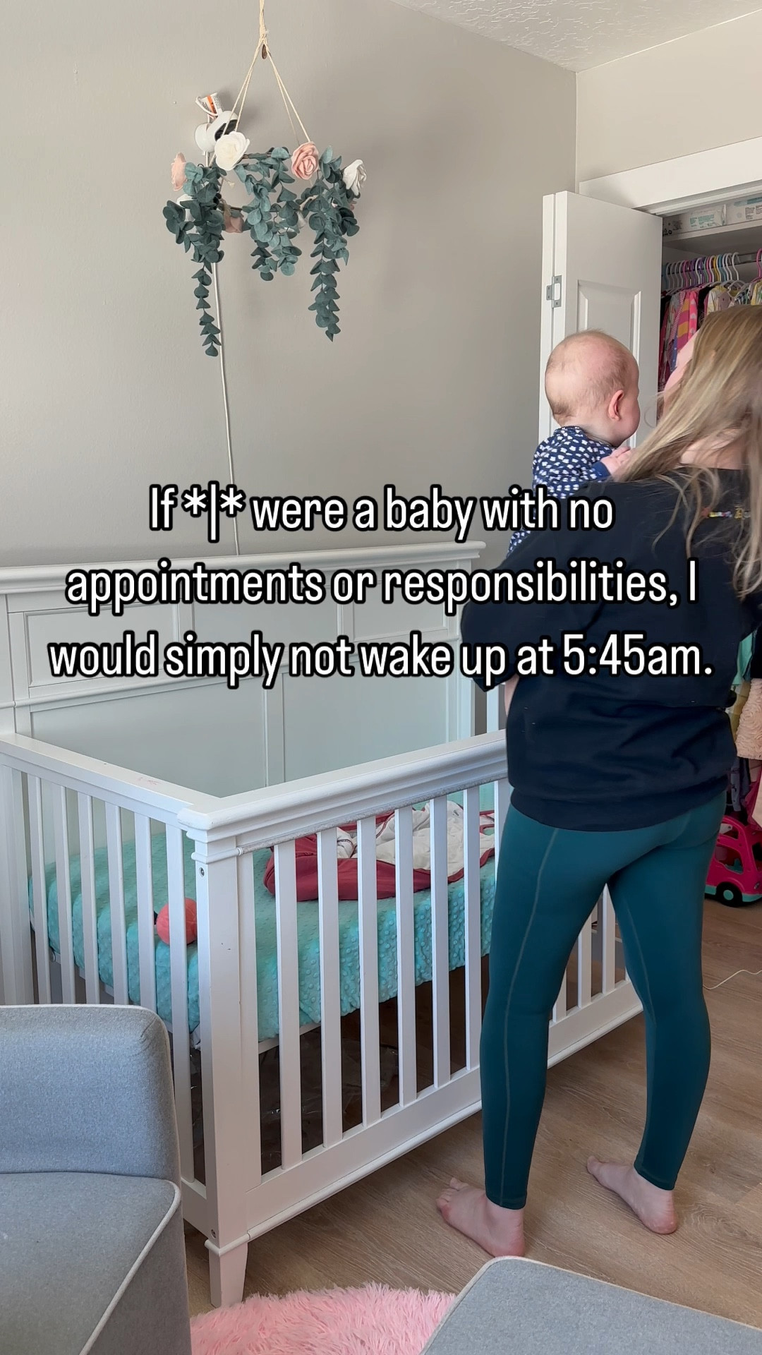 I guess she has an appointment with her mama

#infantmom #newbornmom #7monthsbaby #babymom #momreel #momreels #momreelslife #tiredasamother #tiredaf

#LTKWatchNow #LTKBump #LTKBaby