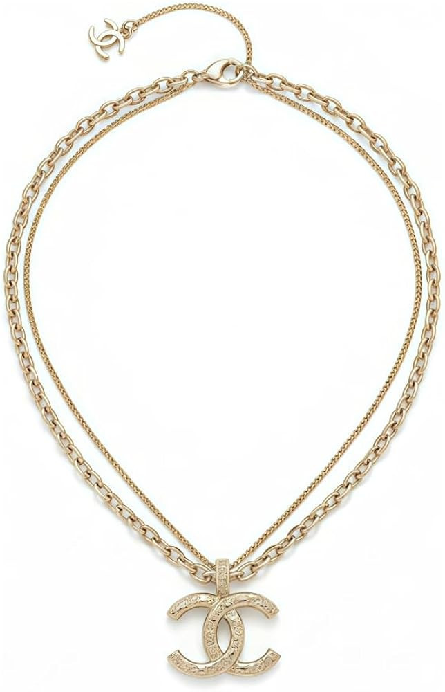 Amazon.com: Women's Luxury designer 18K Gold-Plated Layered Necklace, Designer Inspired Jewelry double chain Pendant Necklace ,Elegant Letter Design, Non-Allergenic, Valentine's Day Necklace For Women,Personalized Birthday Gift for Best Friend : Clothing, Shoes & Jewelry | Amazon (US)