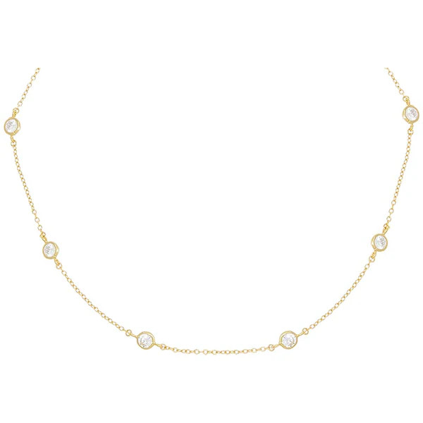 Diamond By The Yard Choker | Adina Eden