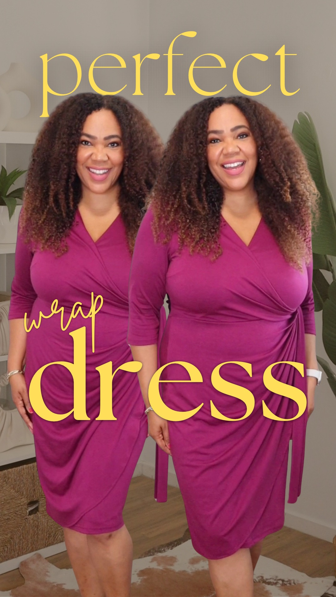 The perfect wrap dress for curves right here! Listen, it’s so good, I have it in five colors 🫣😮. Super soft and stretchy. Wearing a size xl.

#LTKOver40 #LTKMidsize #LTKWorkwear