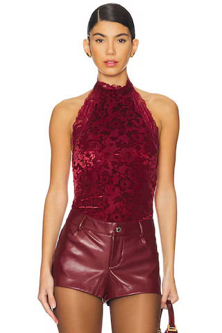 x Intimately FP Late Night Bodysuit in Wine | Revolve Clothing (Global)