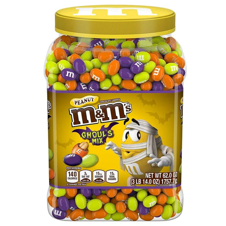 M&M'S Ghoul's Mix Peanut Chocolate Halloween Candy (62 oz.) | Walmart (US)