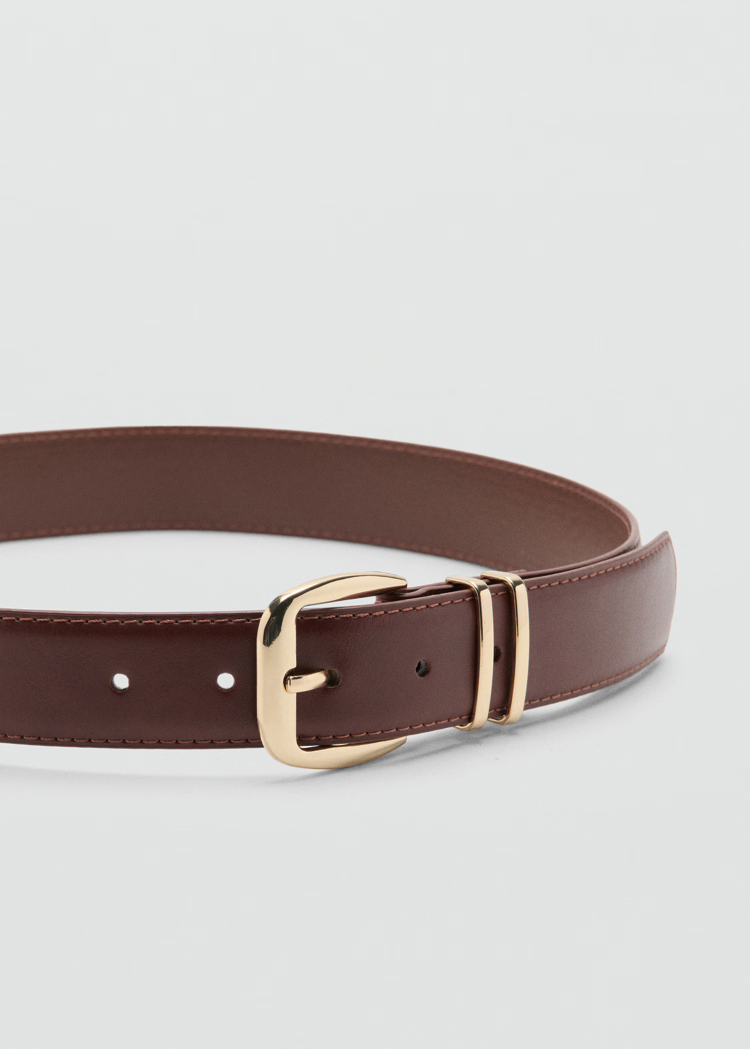 Square buckle belt | MANGO (UK)