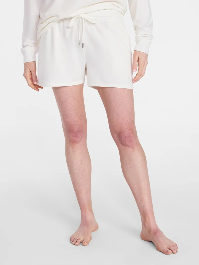 Joyspun Women's French Terry Knit Bridal Sleep Shorts, 3\u201d Inseam, Sizes XS-3X | Walmart (US)