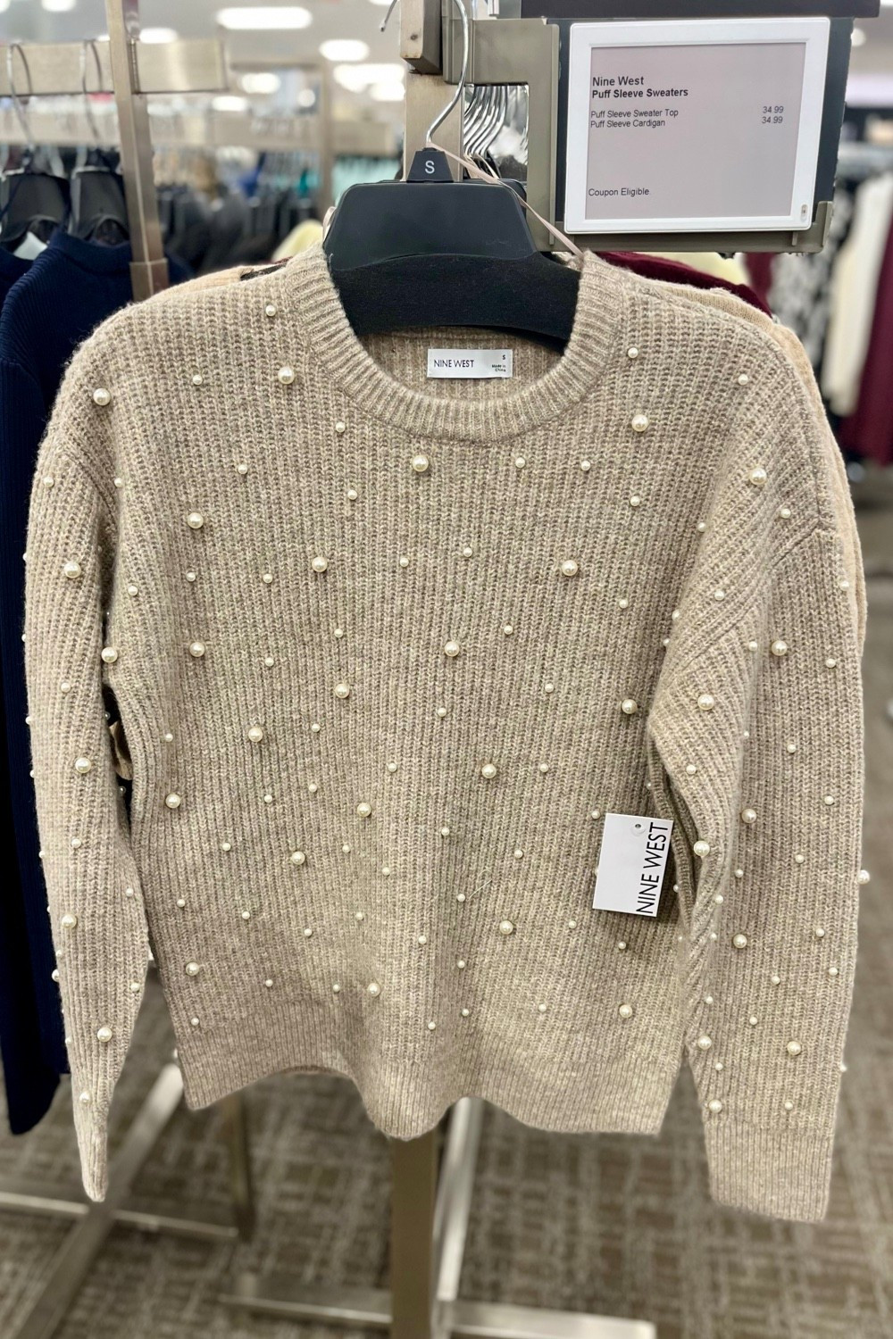 Pearl covered sweater at Kohl’s! A cozy bridal look for fall winter wedding planning or casual bridal shower. 

#LTKSeasonal #LTKWedding #LTKStyleTip