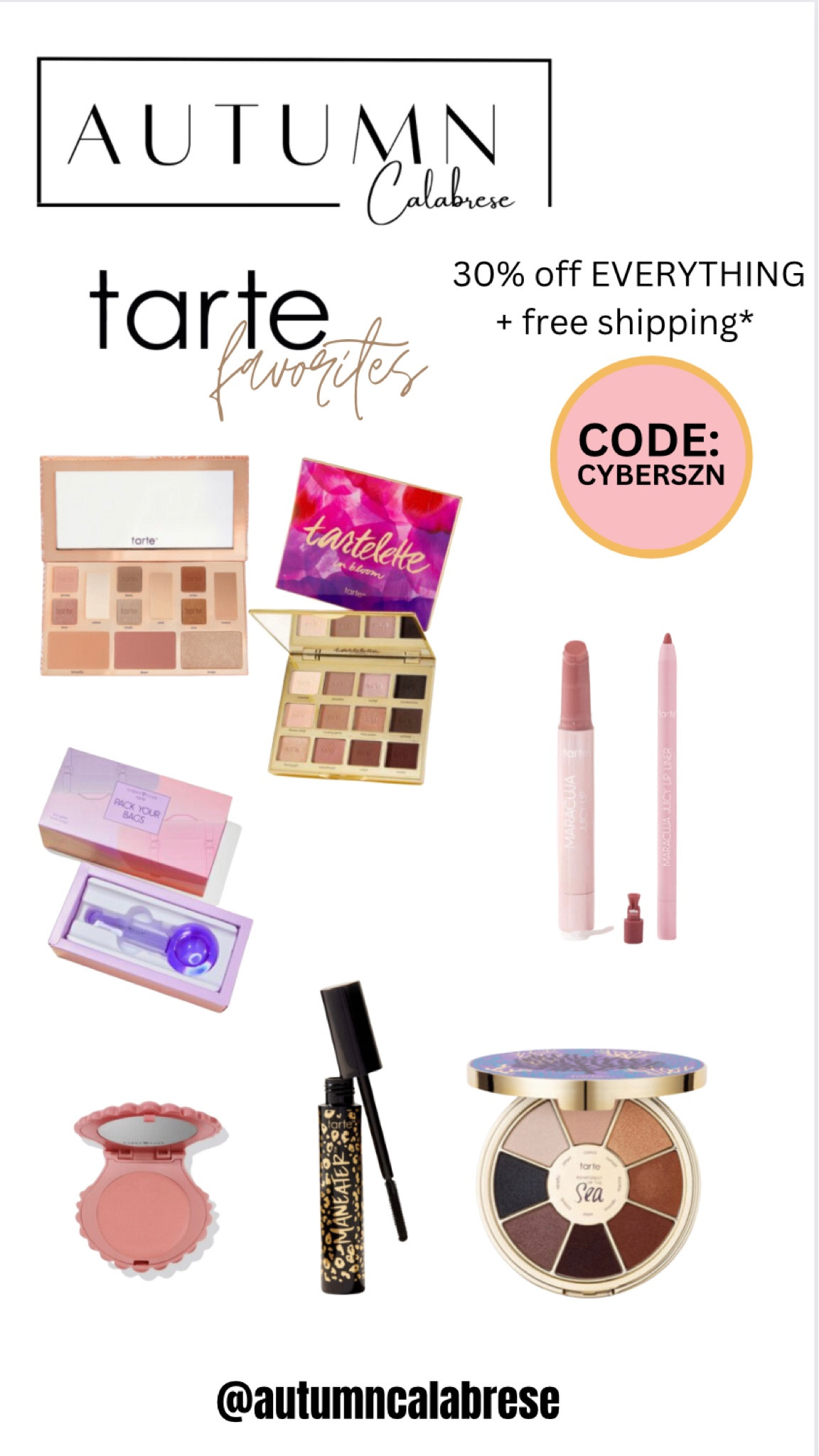 Tarte Favorites, shop the board to get my every day look. 

#LTKunder50 #LTKGiftGuide #LTKbeauty