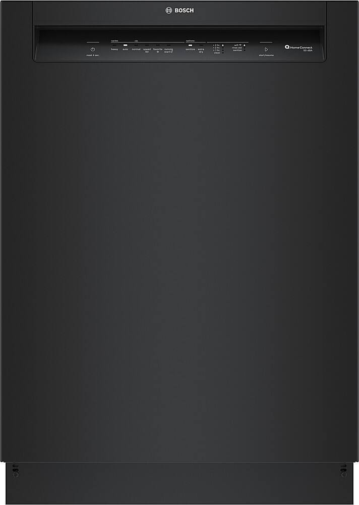 Bosch - 100 Series 24" Front Control Smart Built-In Hybrid Stainless Steel Tub Dishwasher with 50... | Best Buy U.S.