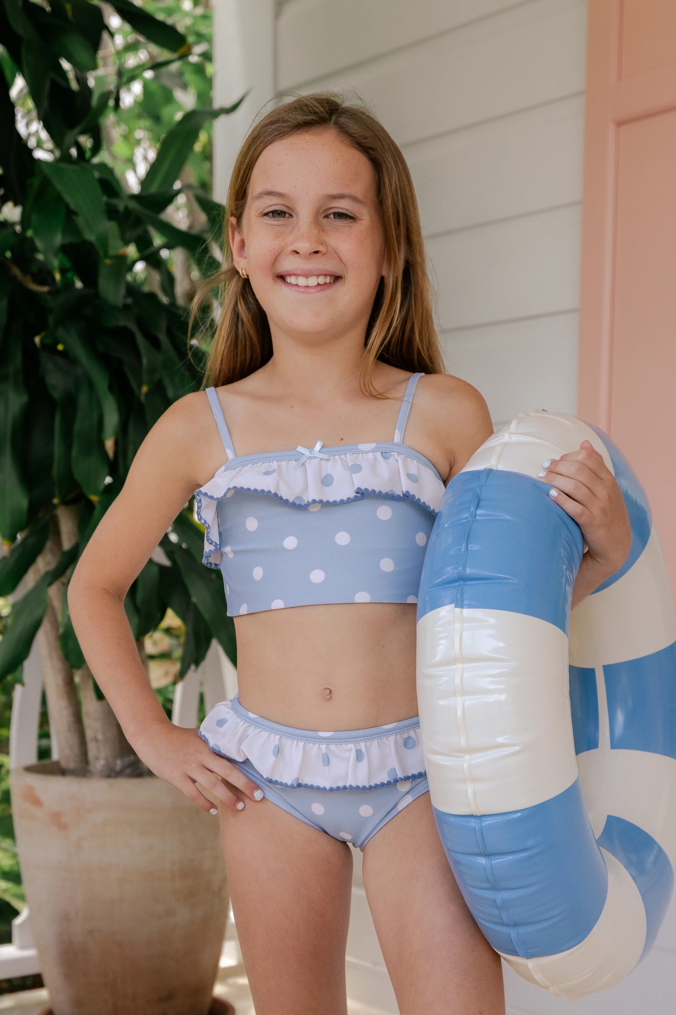 Sea Blue Polka Dot Bikini | IMJ x Weekend Swim Vacation Club | In My Jammers | In My Jammers