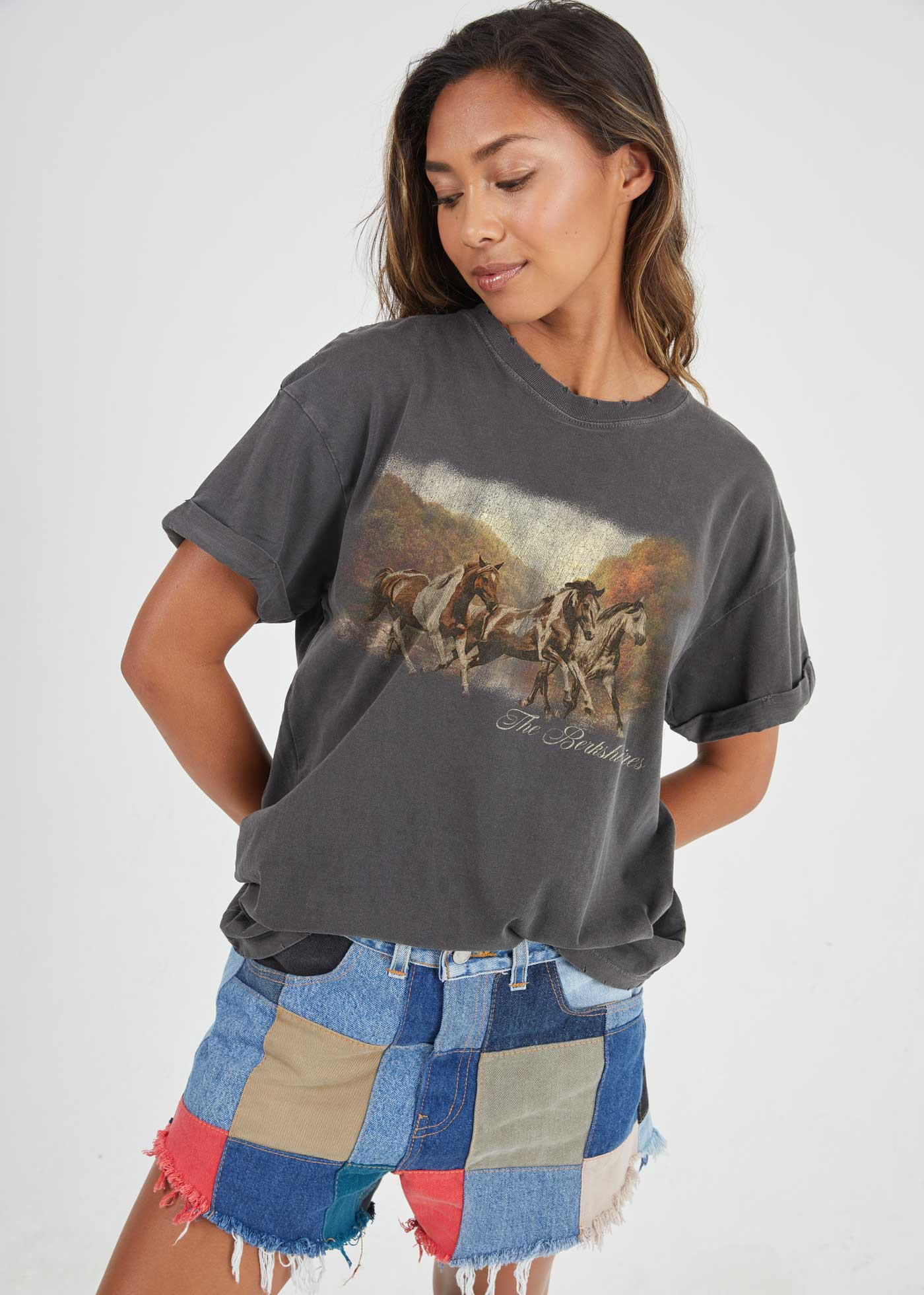 GirlDangerous: The Berkshires Black Boyfriend Tee | Girl Dangerous