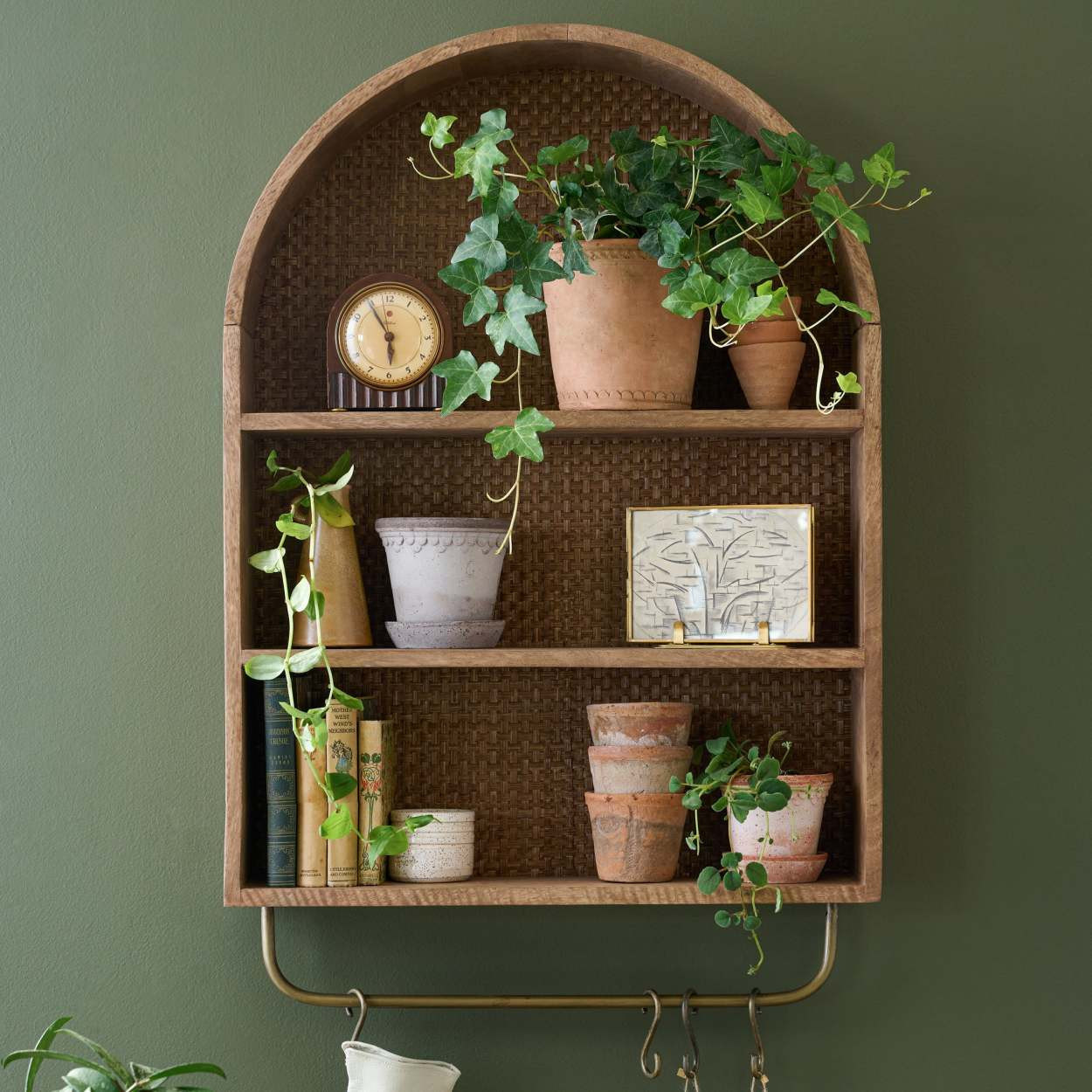 Belmar Arched Woven Wall Shelf | Magnolia