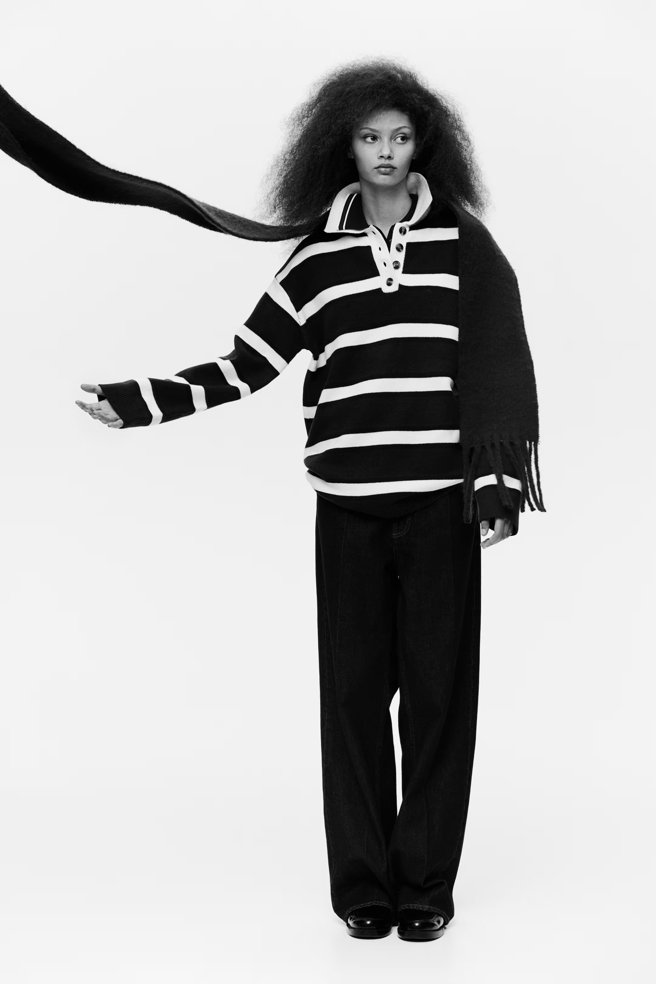 Fine-knit polo shirt | H&M (UK, MY, IN, SG, PH, TW, HK)