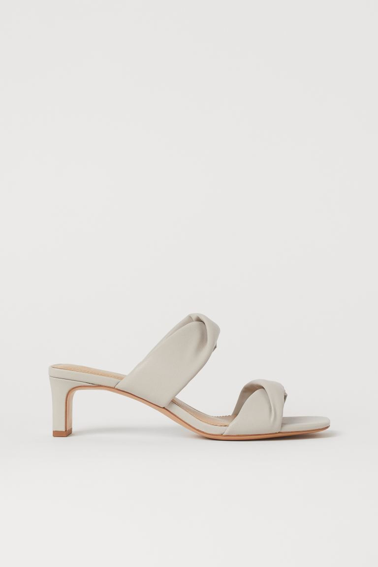 Mules con tacón grueso | H&M (FR, IT, ES, PT, BE)