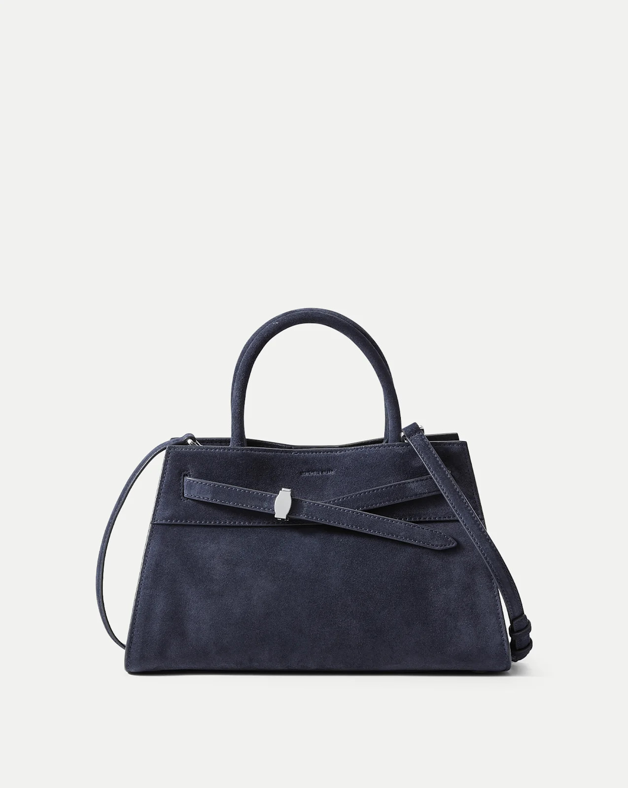 Veronica Beard Dash Bag in Navy Seude | Veronica Beard | Veronica Beard