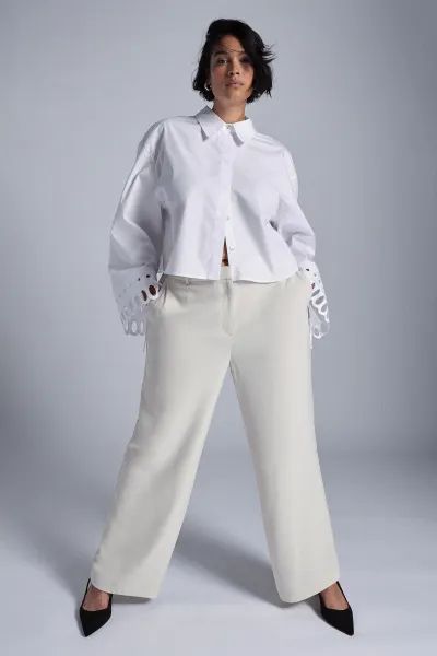 Straight-leg Pants - Light taupe - Ladies | H&M US | H&M (US + CA)