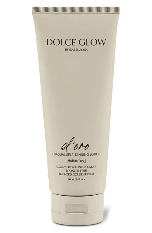 Dolce Glow by Isabel Alysa D'Oro Gradual Tanning Lotion in None at Nordstrom, Size 6.8 Oz | Nordstrom