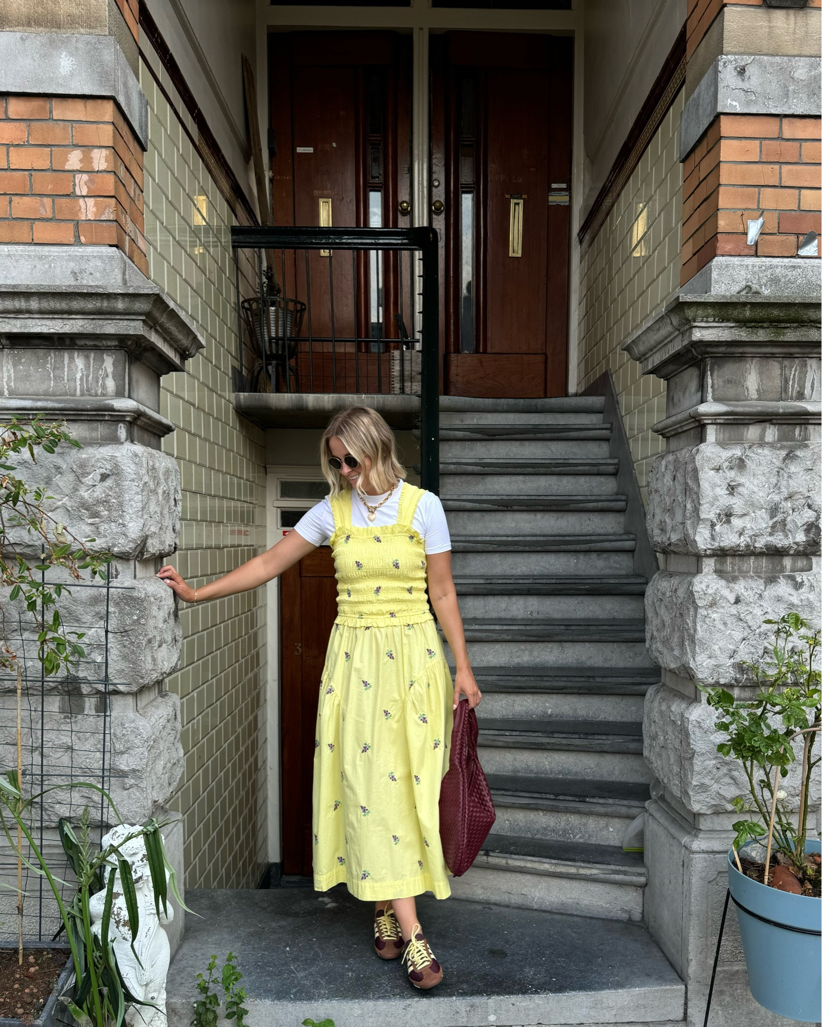Enjoying the last of the summer days

Yellow dress: Damson Madder (UK8/EU36)
Burgundy bag: Pitaya.dk
Burgundy shoes: Adidas SL72
Sunglasses: free people 

#LTKeurope #LTKstyletip #LTKuk