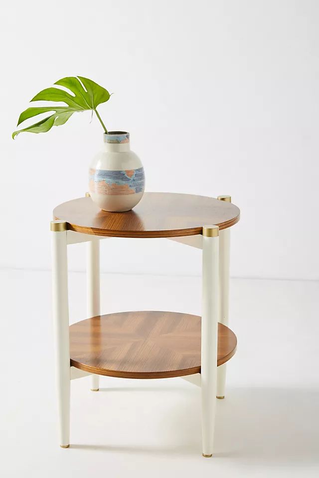 Geo-Marquetry Side Table | Anthropologie (US)